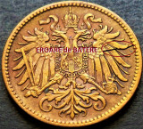 Moneda istorica 2 HELLER - AUSTRIA, anul 1915 * cod 2845 A = MATRITA CRAPATA