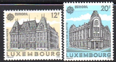 LUXEMBURG 1990, EUROPA - CEPT, serie neuzata, MNH foto