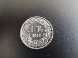 Moneda de 1FR.Elvetia 1916.Stare buna.Reducere!, Europa, Argint