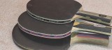 3 palete tenis masa ping pong - tecno pro - butterfly - cornilleau impecabile