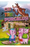Cei trei purcelusi. Carte de colorat