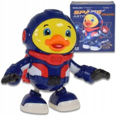 JUCĂRIE INTERACTIVĂ PENTRU COPII PUI DE GĂINĂ COSMONAUT CARE DANSEAZĂ ȘI SE ILUMINEAZĂ