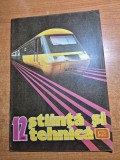 stiinta si tehnica decembrie 1986-articol aurel a. babes