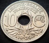 Moneda istorica 10 CENTIMES - FRANTA, anul 1939 * cod 2157