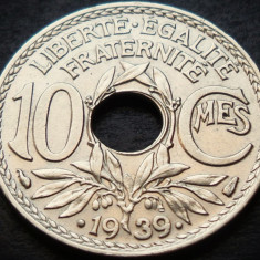Moneda istorica 10 CENTIMES - FRANTA, anul 1939 * cod 2157
