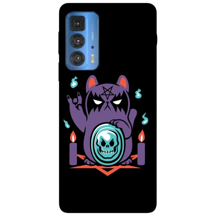 Husa compatibila cu Motorola G20 model Magic cat, Silicon, TPU, Viceversa