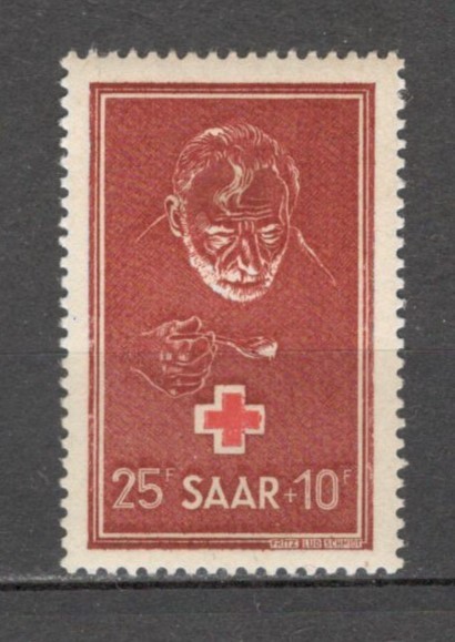 Saarland.1950 Crucea Rosie SS.510