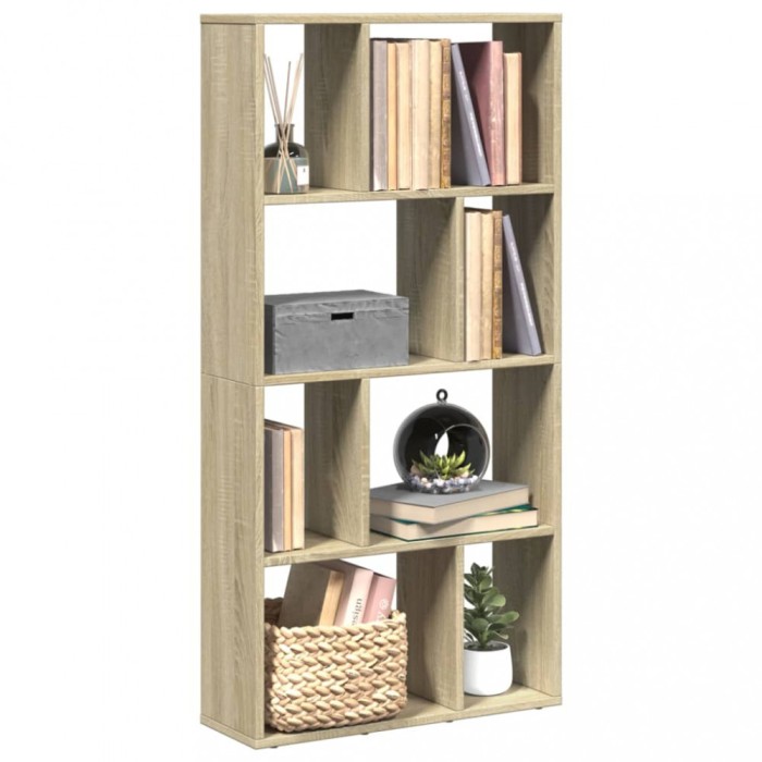 Gossi biblioteca, stejar sonoma, 60x20x120 cm, lemn prelucrat