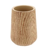 Suport Periuțe Polirășină Design Lemn &ndash; Natural