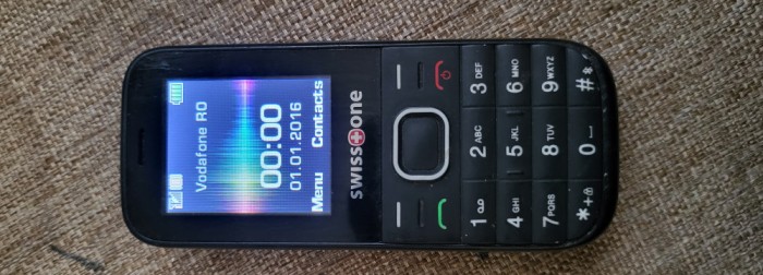 Telefon Rar SwissOne SC225 Black Liber retea Livrare gratuita!