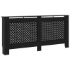 Masca de calorifer, negru, 172 x 19 x 81,5 cm, MDF