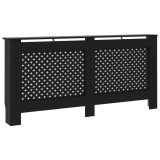 Masca de calorifer, negru, 172 x 19 x 81,5 cm, MDF