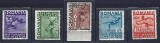 Romania 1937 - Lp 121 - A VIII-a Balcaniada de Atletism - Buc. - serie - MNH, Nestampilat
