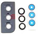 Geam Camera cu Rama Gri Samsung Galaxy S21 G991 Phantom Gray - Piese Schimb Originale
