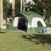 VidaXL Cort de familie pentru 6 persoane, verde, impermeabil