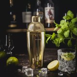 Shaker Cocktail Klausberg, 750ml, Inox Auriu - Shaker Barman Profesional
