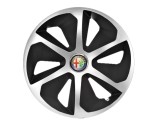 Cumpara ieftin Set 4 capace roti Roco Gri-Negru R16 pentru gama auto Alfa Romeo, Autohelix MSA