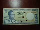 CONGO 1000 FRANCI 1964 UNC ANULATA