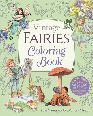 Vintage Fairies Coloring Book: Lovely Images to Colour and Keep foto