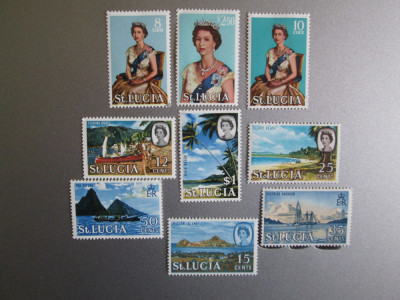 ST.LUCIA SERIE MNH/MH=200 foto