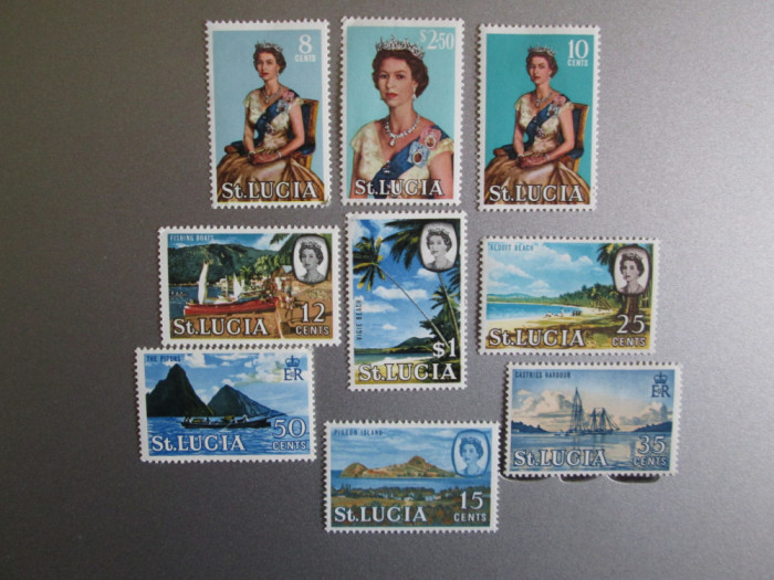 ST.LUCIA SERIE MNH/MH=200