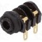 Conector jack, Jack 6,3mm, 2 contacte, mama, CLIFF - CL11607
