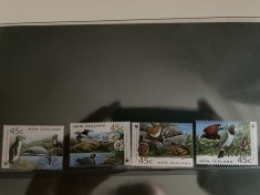 Noua Zeelanda - Serie timbre pasari, fauna nestampilate MNH foto
