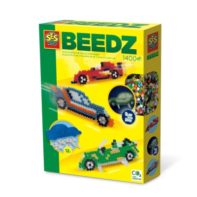 Set creativ Beedz - Margele de calcat Masina Glow in the Dark foto