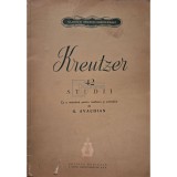 G. Avachian - Kreutzer, vol. 42 - Studii (Editia: 1961)