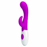 Vibrator Rabbit Bruno, Violet, 20 cm, Pretty Love