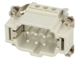 Conector HDC Inserturi Contact Tată 6PE 16A
