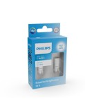 Set 2 leduri auto Alb W5W Philips Ultinon Pro7000 SL 6000K semnalizare