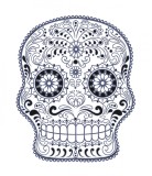 Sticker decorativ, Skull, 78 cm, 216STK-15