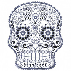 Sticker decorativ, Skull, 78 cm, 216STK-15