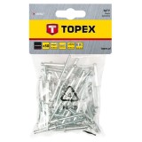 Set 50 buc. nituri de aluminiu 4,8 x 23 mm TOPEX 43E507 HardWork ToolsRange