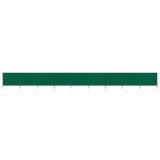 Paravan vant pliabil verde 1200x120cm vidaXL, 9 panouri, protectie gradina, terasa, exterior, material textil