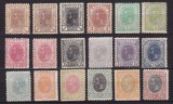 ROMANIA 1900/1906 LP 54 REGELE CAROL I SPIC DE GRAU FARA FILIGRAN GUMA ORIGINALA SERIE STARE MNH