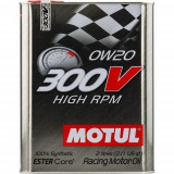 Ulei motor Motul 300V High RPM 0W20 2L 300VHIGHRPM0W202L