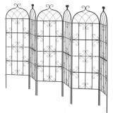 Set 6 suporturi pentru plante agatatoare, 51 x 180 cm, Otel, Diametru teava 10 mm