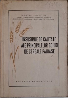 Insusirile de calitate ale principalelor soiuri de cereale paioase foto