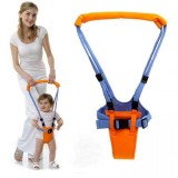 Ham Bebe Moby Baby Moon Walk, 6+ Luni, Poliester/Nylon, Portocaliu/Albastru, Bretele Reglabile, Antrenament Mers