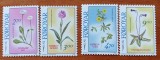 FOROYAR-'flori-serie veche'' -serie 4v.-Set de cota-MNH-Nestampilate -Vezi-Scan