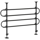 PawHut Separator Auto pentru C&acirc;ini Reglabil din Oțel, Grilaj de Protecție Universal, Negru, Ideal pentru Siguranța Animalelor &icirc;n Mașină | Aosom Romani