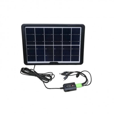 Panou solar fotovolataic portabil 8W USB multiple mufe incarcare telefon foto