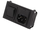 Conector AC soclu mamă 10A 250VAC