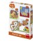 Baby puzzle - Animalute jucause (3,4 si 5 piese) PlayLearn Toys