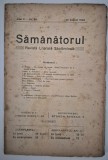Carte veche Revista Samanatorul An 5 nr 33 1906