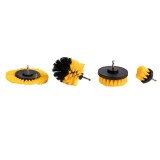 Set 4 perii curatat cu tija/adaptor pentru bormasini FarmGarden AgroTrade, DETOOLZ