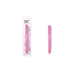 Charmly Pliable Double Dong - Dildo Dublu Roz, 33 cm