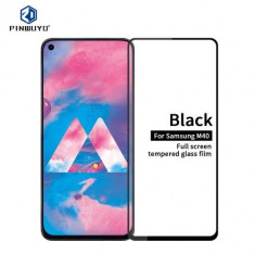 Folie Sticla Samsung Galaxy M40 Protectie Display Acoperire Completa Neagra